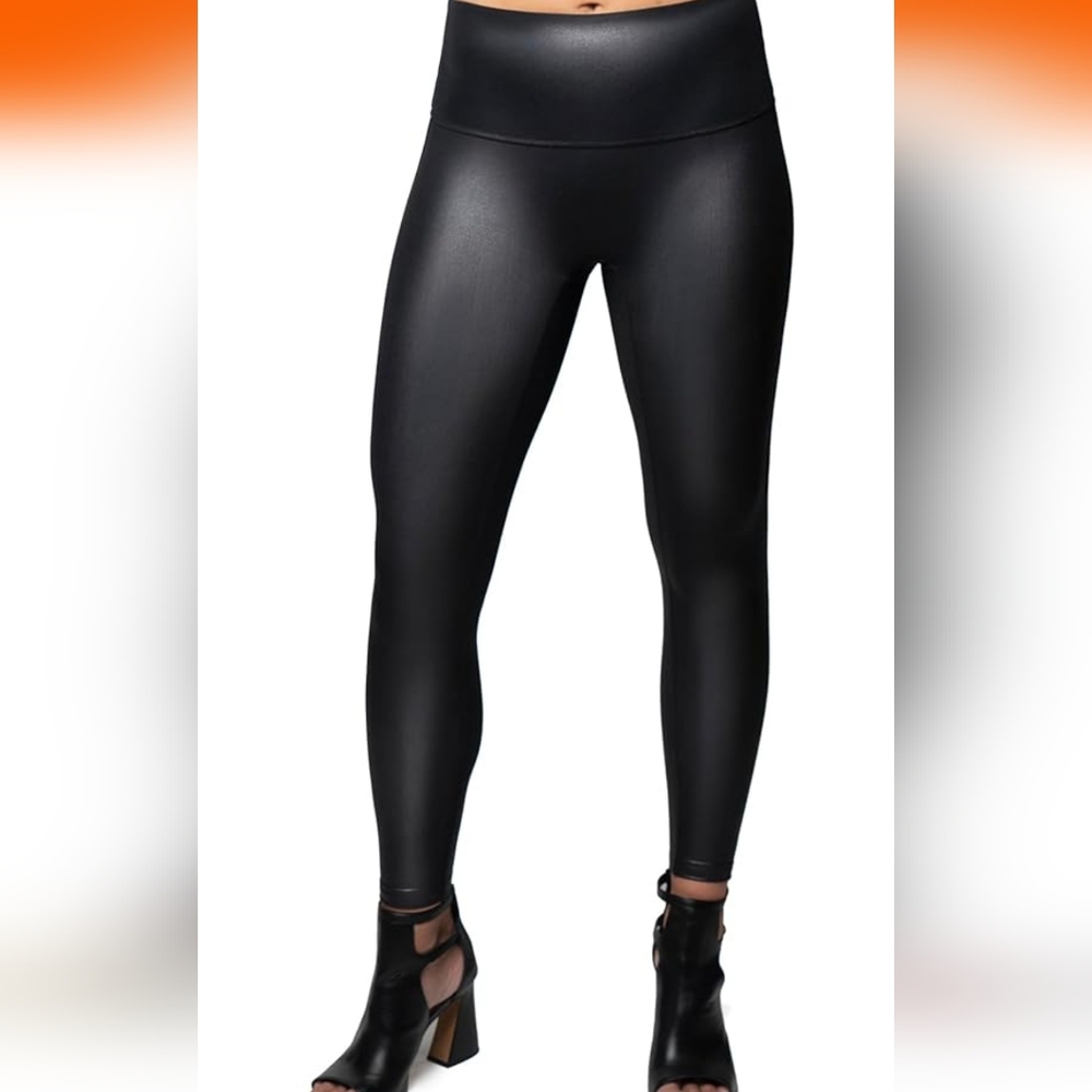 NWOT Jane & Bleeker Shiny Black Leggings Small